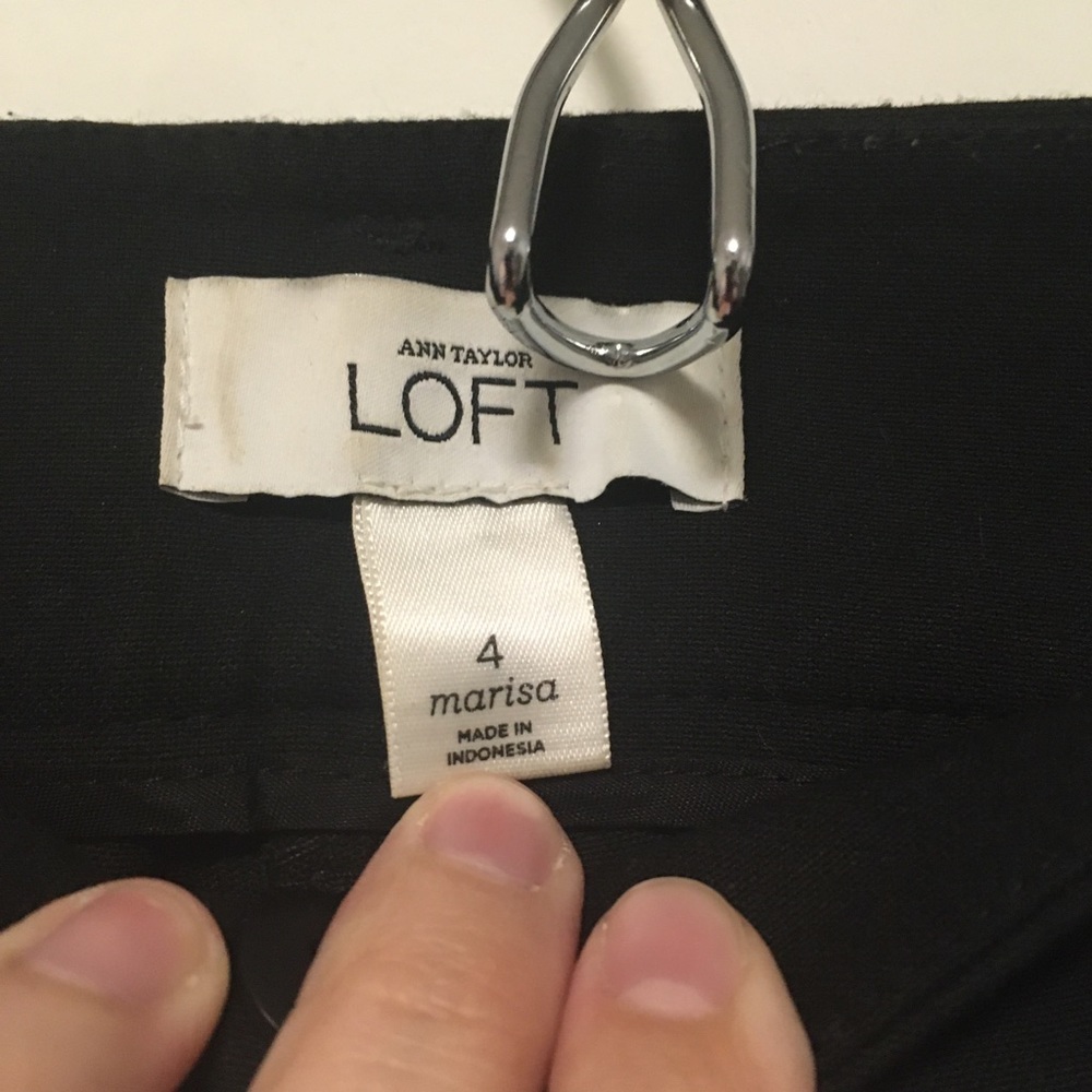 2 pair loft pants, both marissa size 4